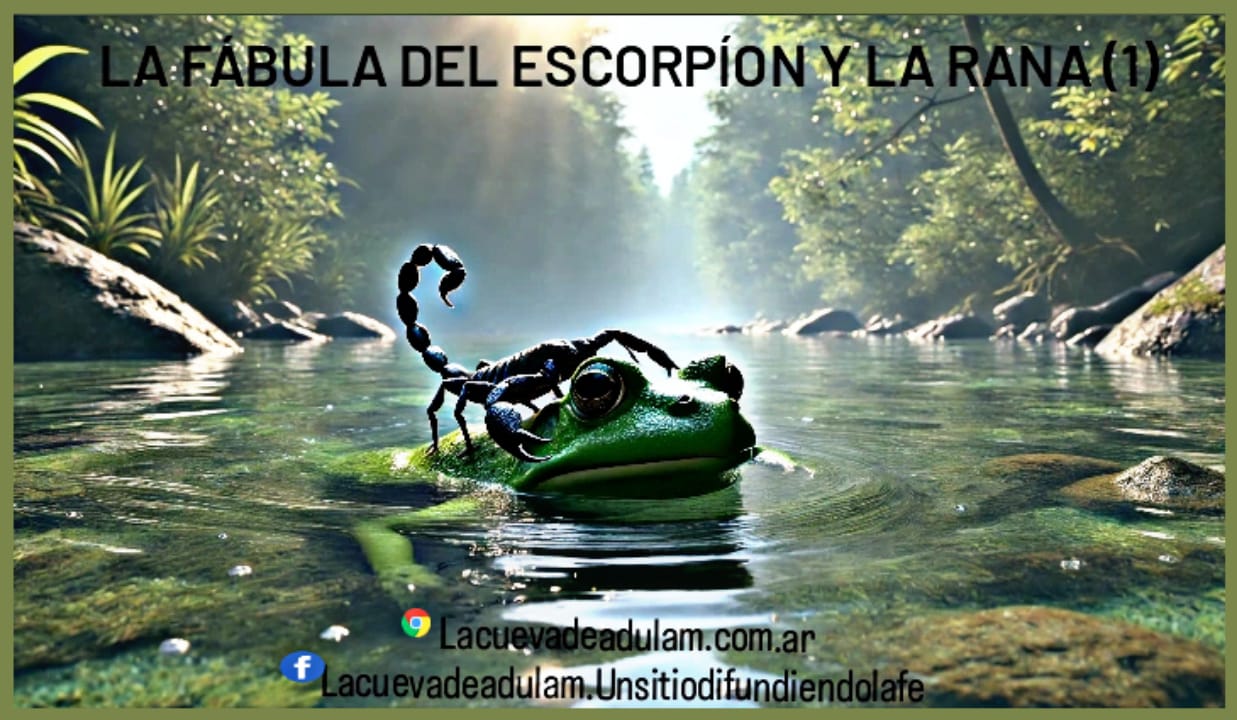 LA FÁBULA DEL ESCORPÍON Y LA RANA (1) – La Cueva de Adulam